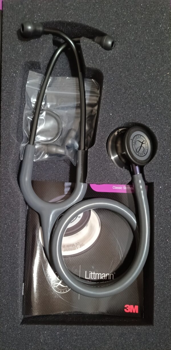 Littmann classic iii stethoscope gray black edition 5873