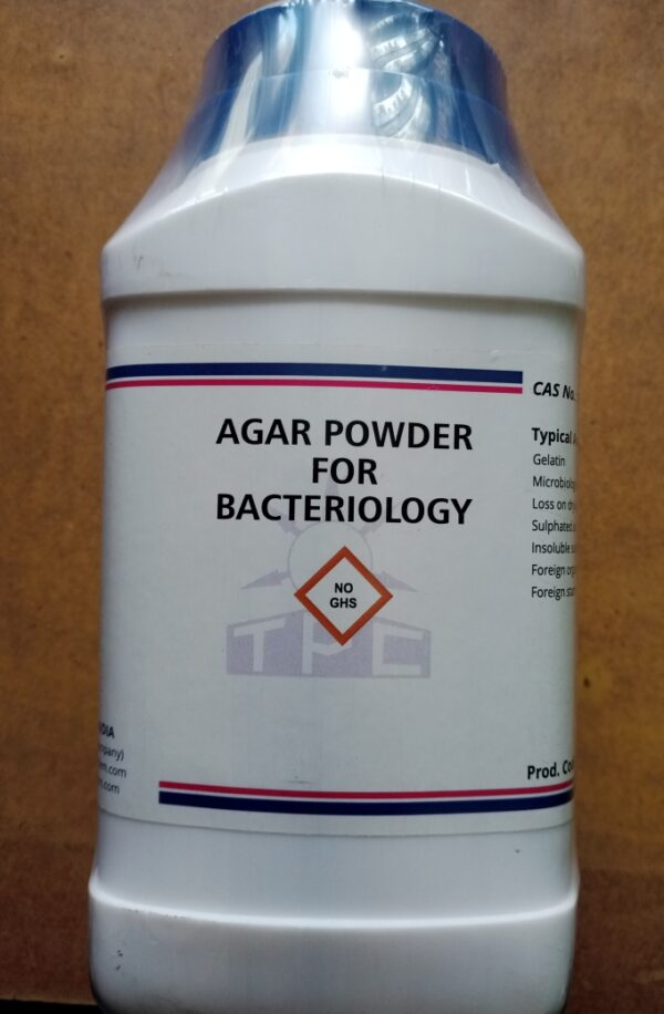 Agar powder for bacteriology