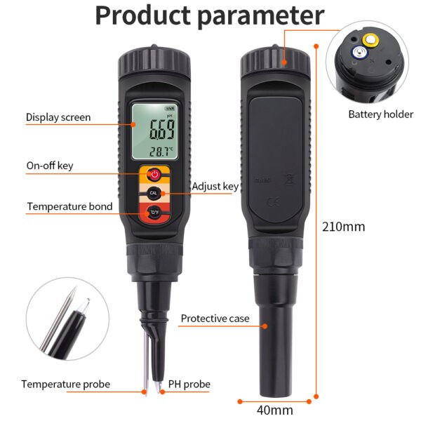 Cream, soil and food ph meter price in Sri Lanka