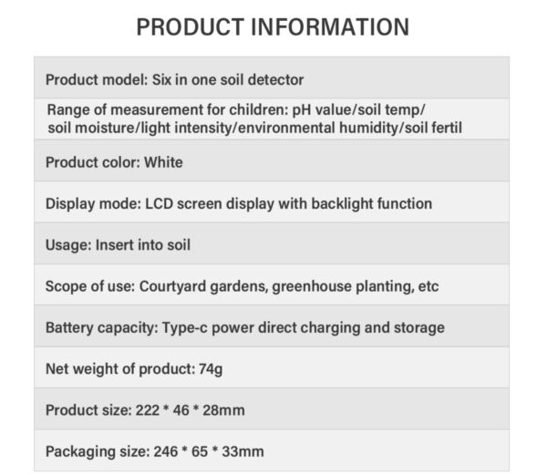 Soil ph Tester